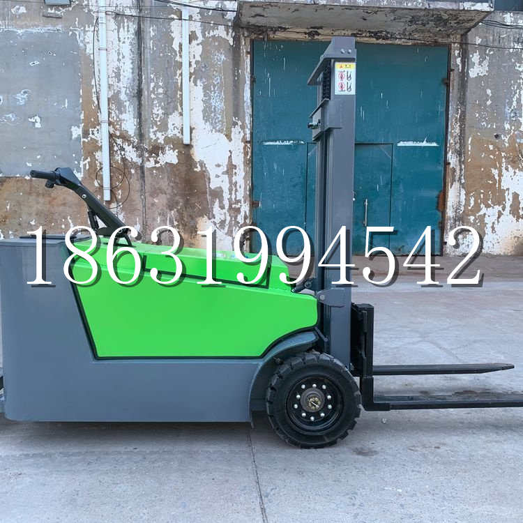 新野县小型电动叉车1吨2吨步行站驾式电瓶堆高充电装卸车液压升降车铲车